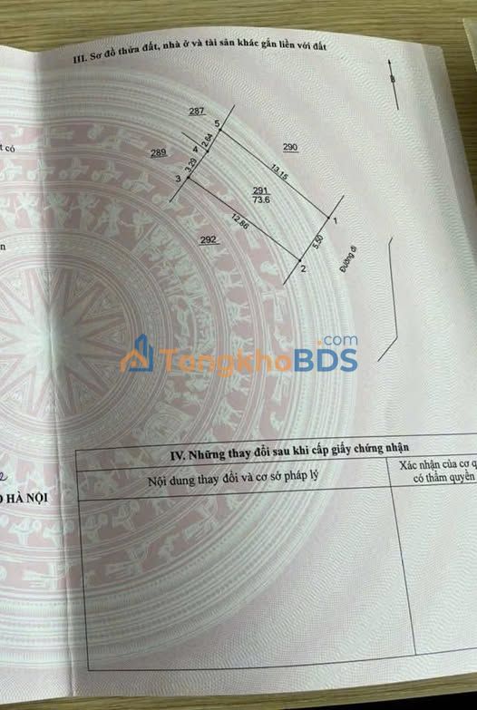 Bán Đất Thạch Thất 73.6m² - Gần Đại học FPT, Giá Tốt
