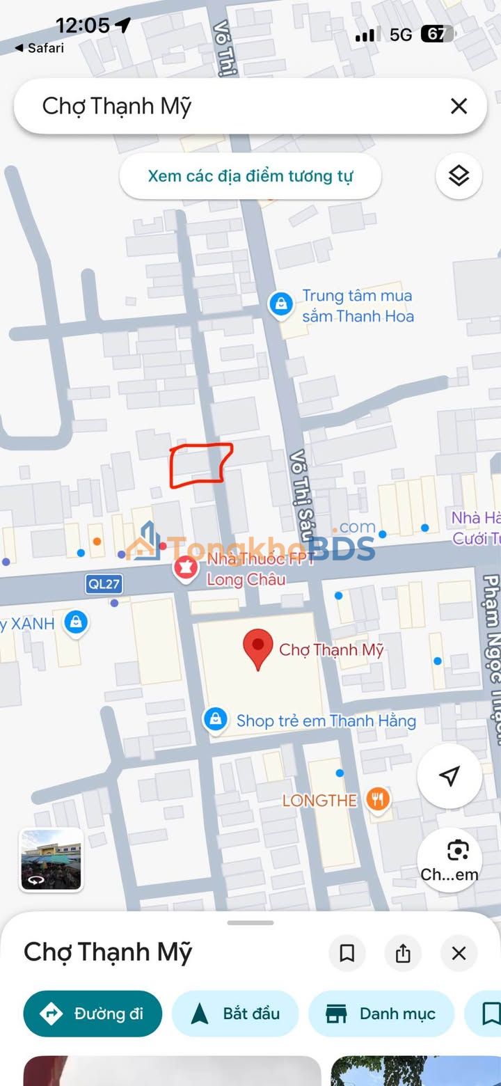 Nhà 207m² full thổ cư, Hẻm 6m, Trung tâm Xã Thạnh Mỹ, Tiền Giang - Giá tốt