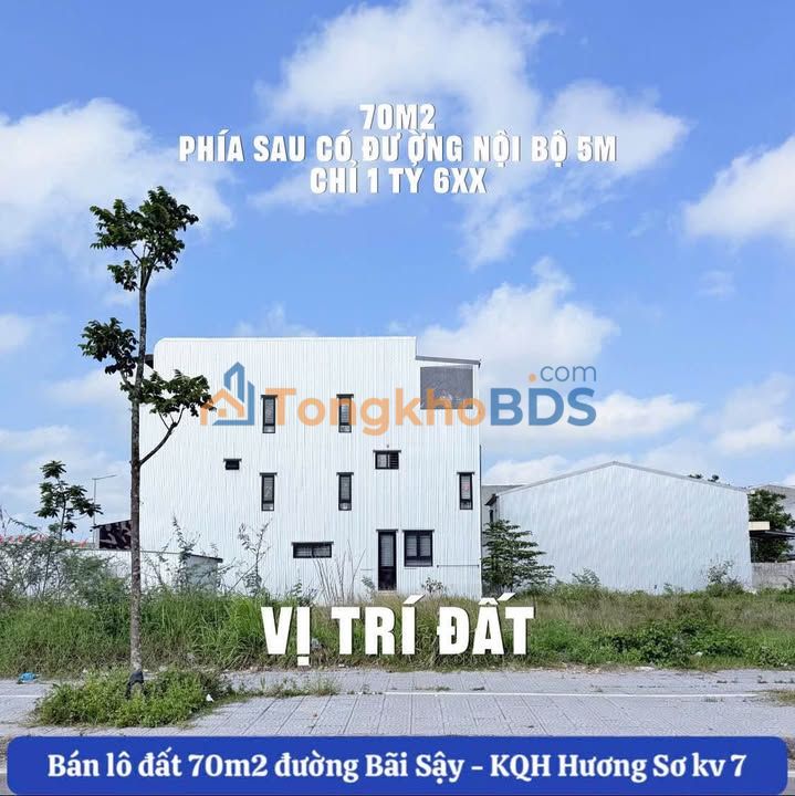 Đất nền Hương Sơ Huế 70m² 1,6 tỷ - Sổ đỏ chính chủ