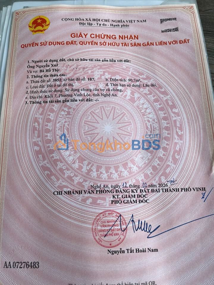 Bán Đất Nghi Phong 90.7m² - Đường Rộng 2 Xe Tránh Nhau, Giá 1.7 Tỷ