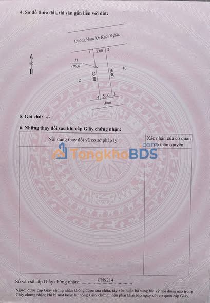 Đất nền Nam Kỳ Khởi Nghĩa Hồng Ngự 100m² 2,3 tỷ - Đường to ô tô