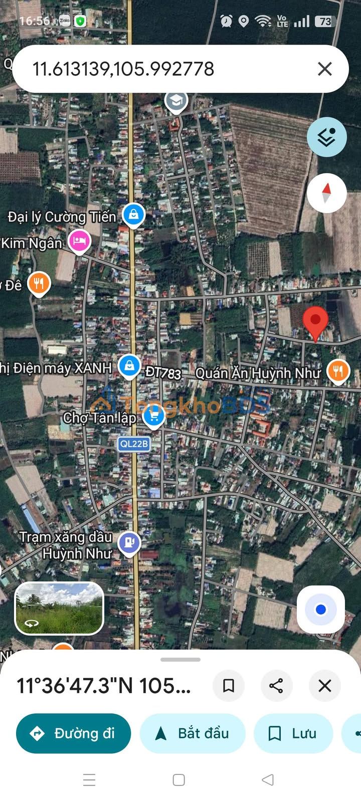 Đất Tân Đông 1 Tân Lập 225m² 320tr - Sổ hồng sẵn