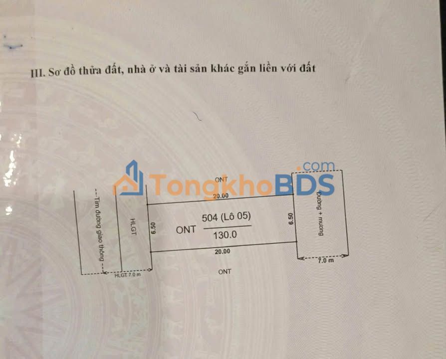 Đất nền Tân Chi Tiên Du 130m² - Tiềm năng tăng giá