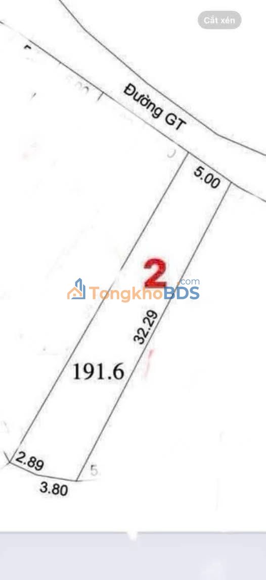 Đất nền Xã Võ Miếu, Thanh Sơn 191.6m² - Sổ đỏ sẵn sàng, giá chỉ 2xx triệu