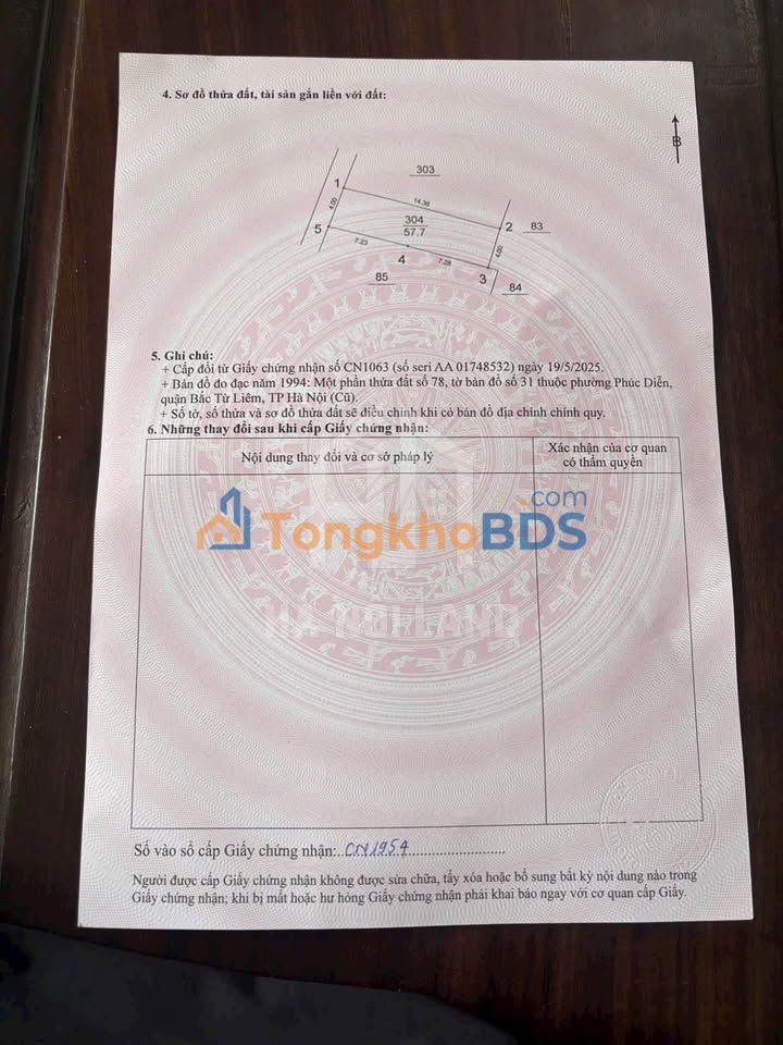 Đất Kiều Mai Bắc Từ Liêm 58m² - Đường ô tô, tiềm năng tăng giá