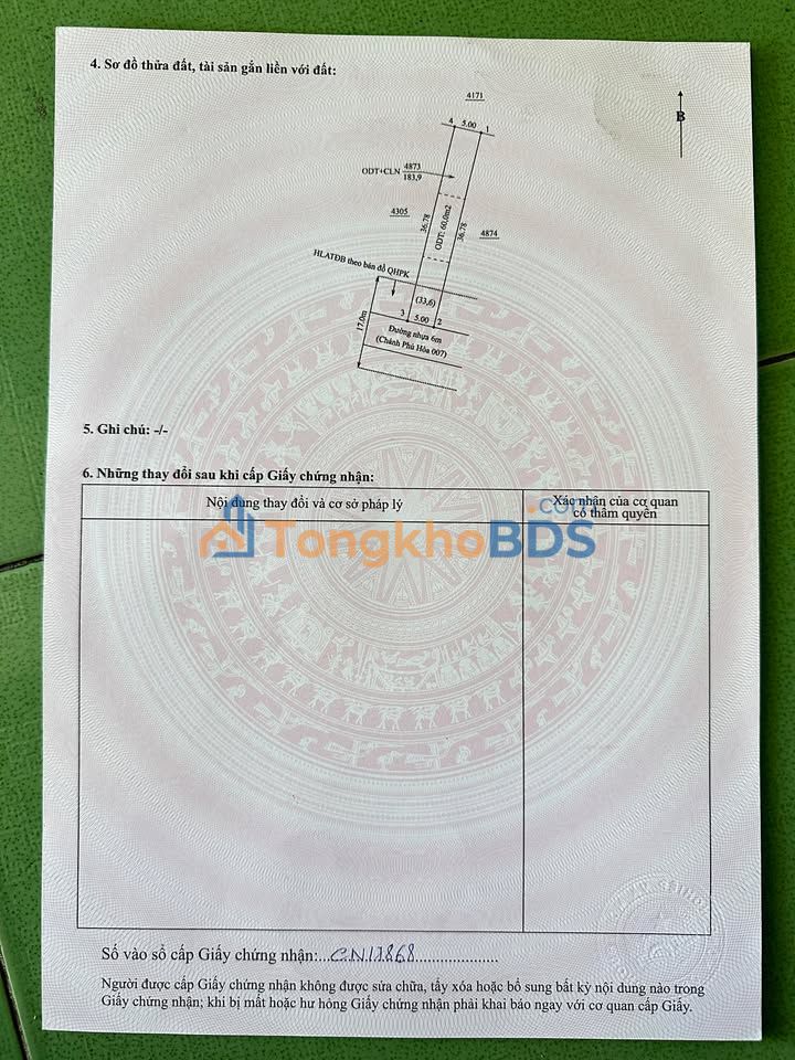 Đất Bàu Bàng 180m² Mặt Tiền Chà Bá - Giá 13 Tỷ, Sổ Hồng Sẵn Sàng