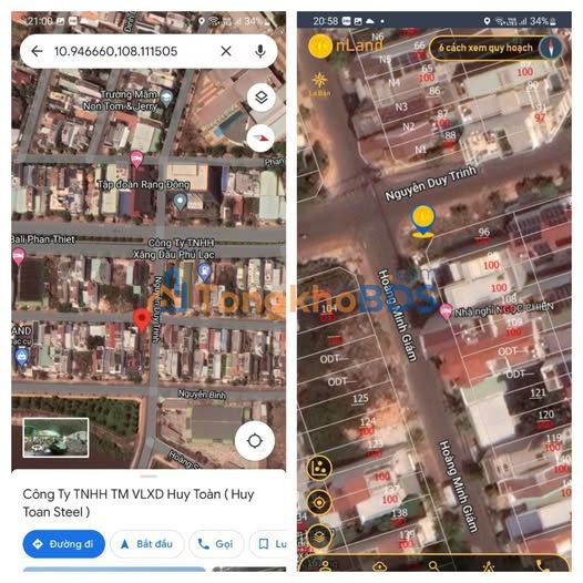 Bán Đất Lô Góc Phan Thiết 107m² - Giá 6.5 Tỷ, Hướng Tây Nam - Tây Bắc