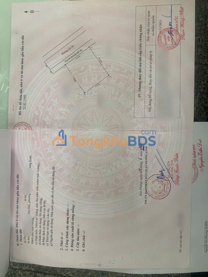 Bán đất 340m² sổ đỏ ven sông Lạch Tray, Hải Phòng - Xây biệt thự vườn lý tưởng