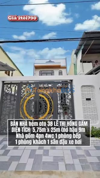 Nhà 2 Tầng 2.79 Tỷ Rạch Giá - Oto Tới Nhà, 4PN, Sổ Hồng