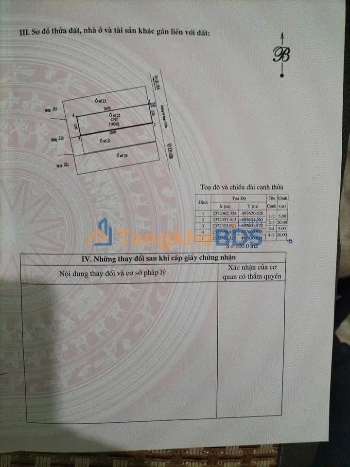 Đất nền Quảng Chính Hải Hà 100m² - Sổ đỏ chính chủ