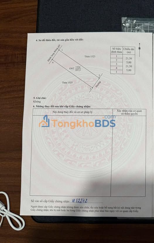 Đất Yên Khánh Ninh Bình 107.5m² Sổ đỏ chính chủ - Giá 1.53 tỷ
