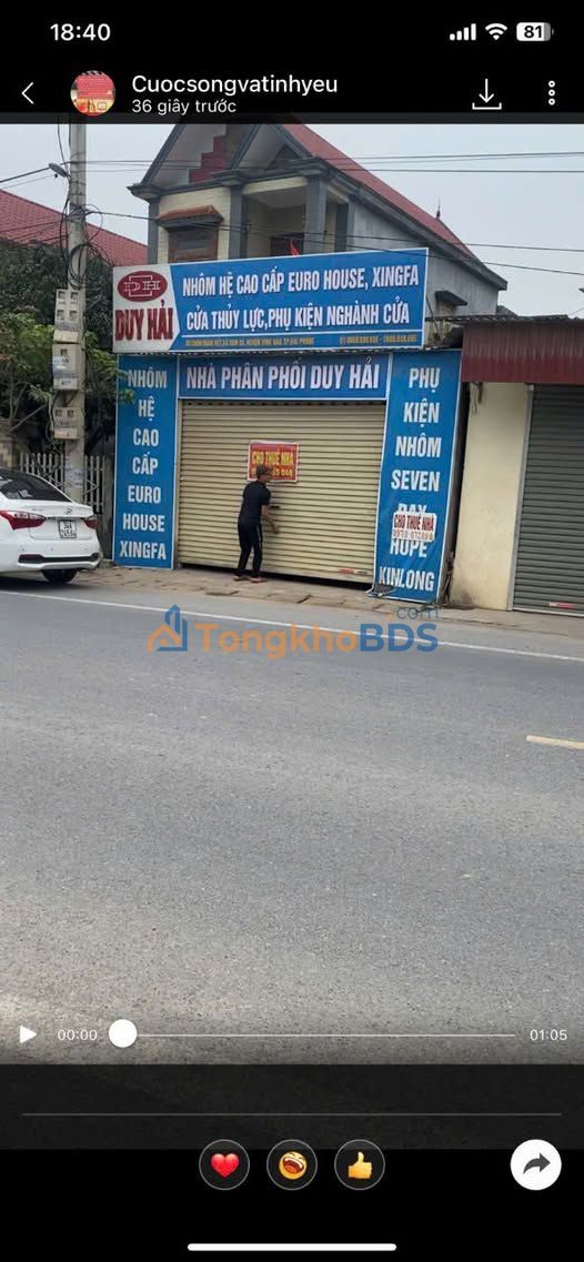 Nhà 2 tầng Vĩnh Bảo 170m² - Vị trí đẹp mặt đường