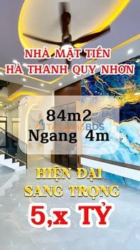 Nhà Phố Hà Thanh Quy Nhơn 84m² - Full Nội Thất Sang Trọng - 5 Tỷ