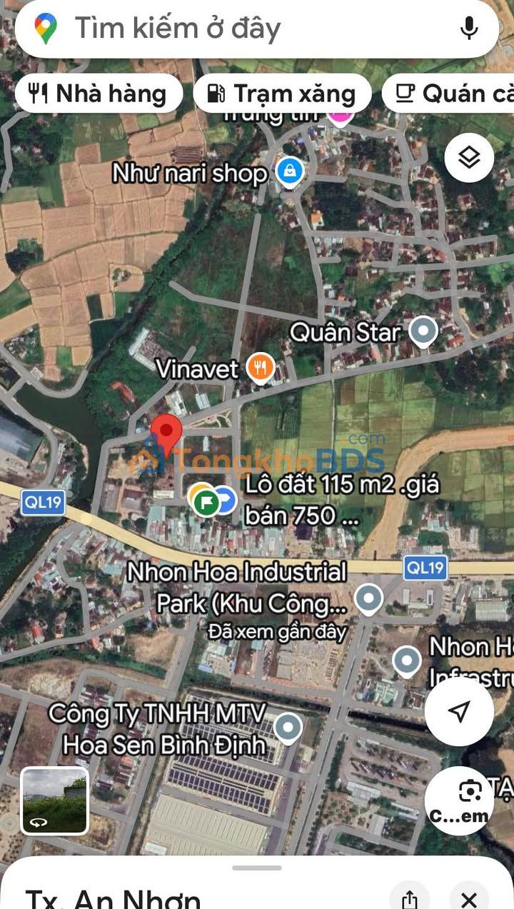 Đất nền Nhơn Hòa An Nhơn 463m² 2 tỷ - Sổ đỏ chính chủ