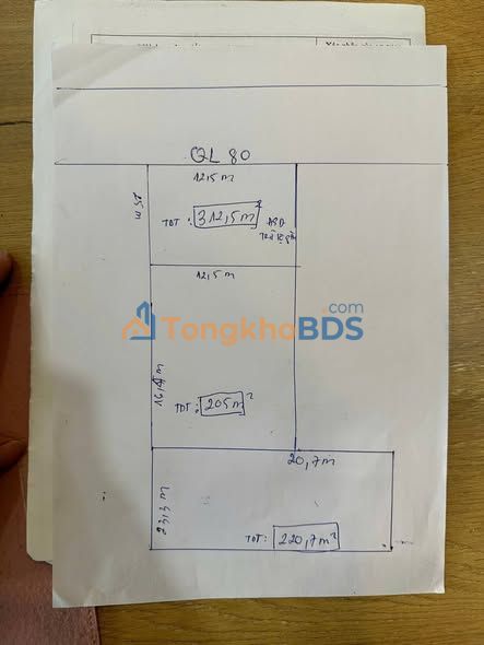 Đất nền QL80 Hòn Đất 732m² 4 tỷ - Sổ đỏ chính chủ