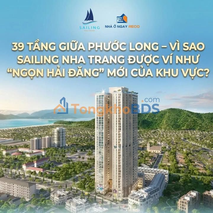 Căn hộ Sailing Nha Trang Phước Long 42m² - View đẹp