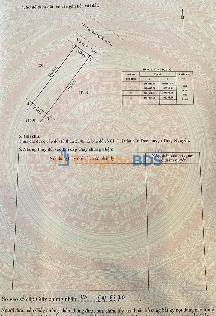Đất nền Gò Gai Thủy Nguyên 100m² - Hướng Bắc - Giá 4.6 tỷ