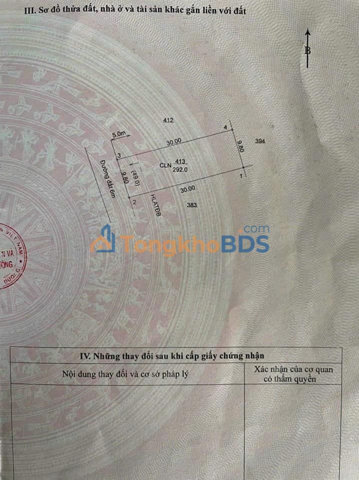 Đất nền Bến Cát 300m² giá 1,2 tỷ - Sổ đỏ chính chủ