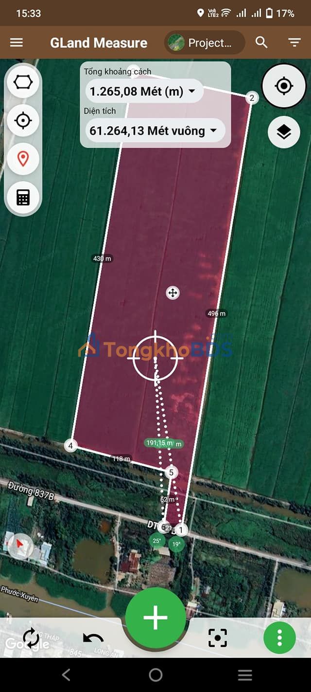 Bán 6ha Đất Ruộng 3 Vụ Xã Trường Xuân, Tân Hưng, Long An - Xe Ô Tô Tới Tận Nơi