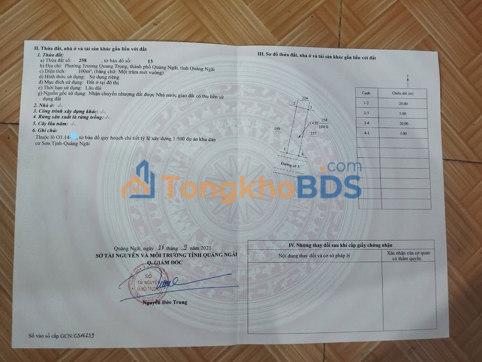 Đất nền KDC 577 Bình Mỹ 100m² 1,6 tỷ - Sổ đỏ chính chủ