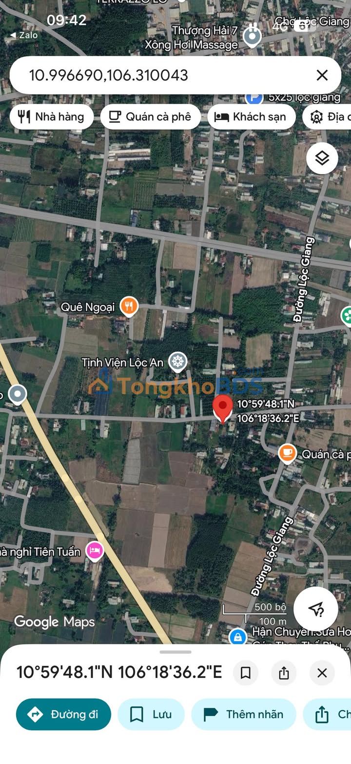 Đất nền Lộc Giang Đức Hòa 700m² 2.5 tỷ - Sổ đỏ chính chủ