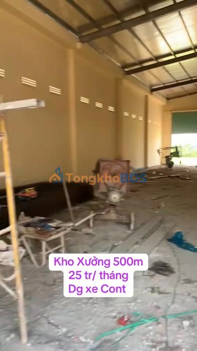 Kho xưởng DT830 Bến Lức 500m² 25 triệu - Hoạt động ngay