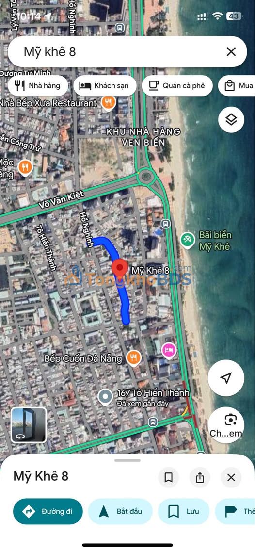 Nhà Mặt Tiền Mỹ Khê 8, Đà Nẵng - 87m², 3 Thoáng, Sát Biển