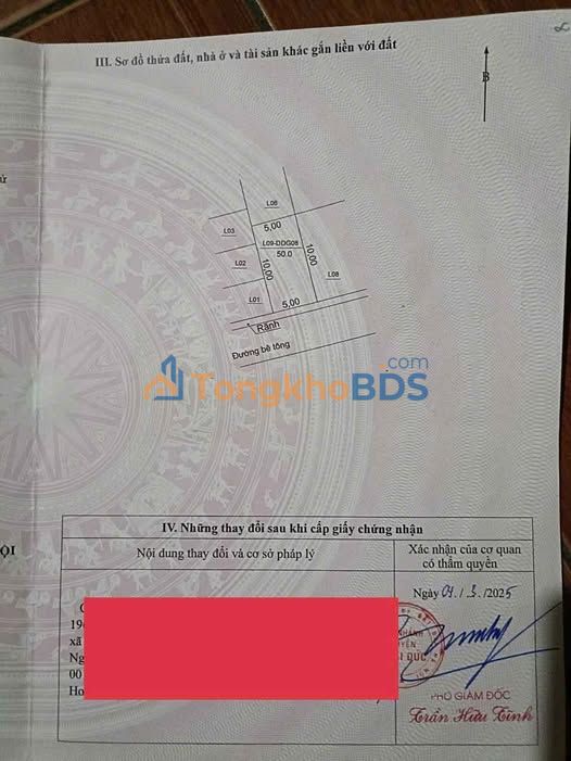 Đất Nền Sổ Đỏ Đức Thượng, Hoài Đức 50m² - Đường Ô tô 5.9 Tỷ