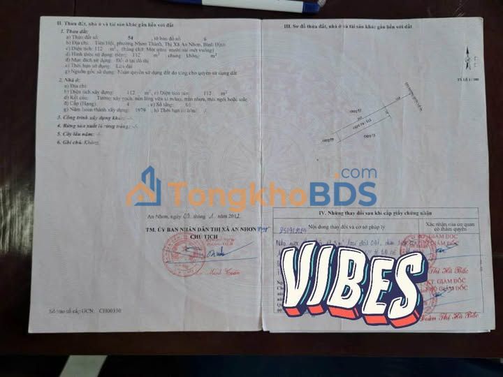 Nhà mặt tiền QL1A An Nhơn 110m2 1 tỷ+ - Mặt tiền kinh doanh