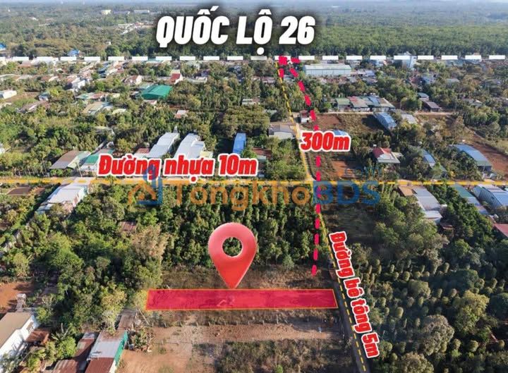 Đất nền Tân An Buôn Ma Thuột 261m² 1.19 tỷ - Xây dựng tự do