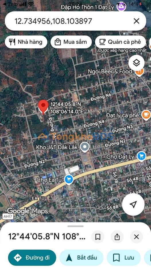 Đất nền Đường N6, Tân An Buôn Ma Thuột 310m² giá 2,002 tỷ - Sổ đỏ chính chủ