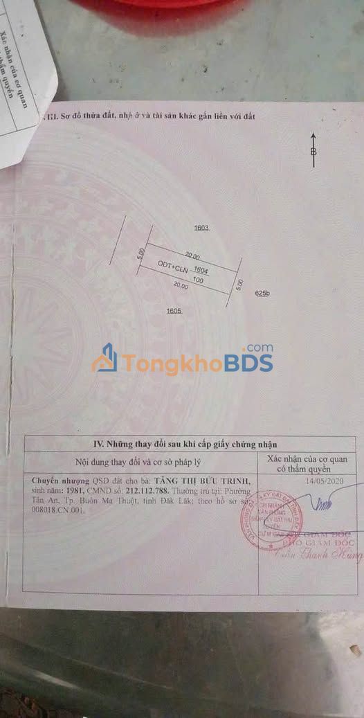 Đất nền Ea Pốk 100m² 895 triệu - Sổ đỏ chính chủ