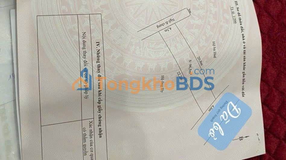 Đất nền Hải An, Hải Phòng 96m² 2,928 tỷ - Sổ đỏ chính chủ