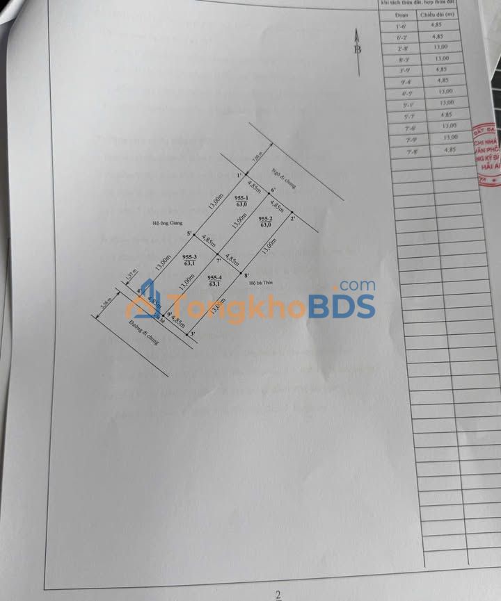 Đất nền Tràng Cát Hải An 63m² 2.35 tỷ - Đường to ô tô