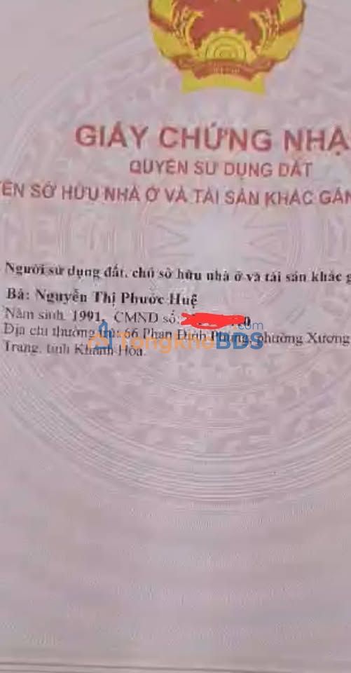 Mặt Tiền Kinh Doanh Đường 2/4 Ninh Hòa - 65m² Thổ Cư, Giá Tốt