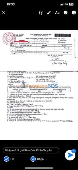 Bán đất 60m² ngõ 5 Ba La, Hà Đông - Sổ đỏ sẵn sàng giao dịch