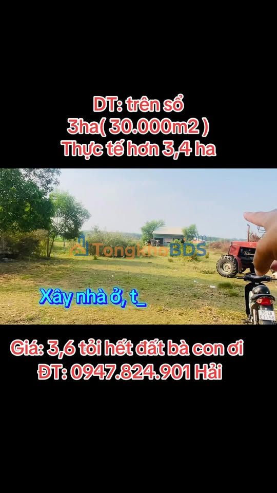 Đất nền Long Vĩnh Tây Ninh 3.4ha 3.6 tỷ - Tiềm năng tăng giá