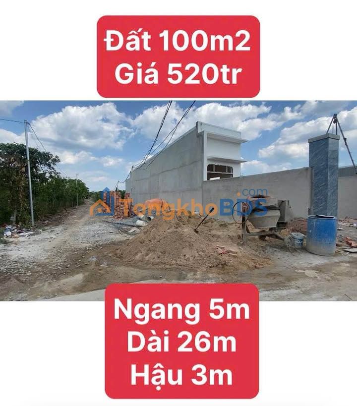 Đất Sông Trầu Trảng Bom 100m² 520 triệu - Tiềm năng tăng giá