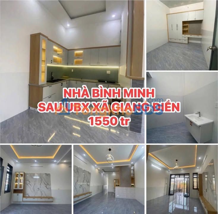 Nhà riêng Giang Điền 125m² 1.55 tỷ - Ô tô vào nhà