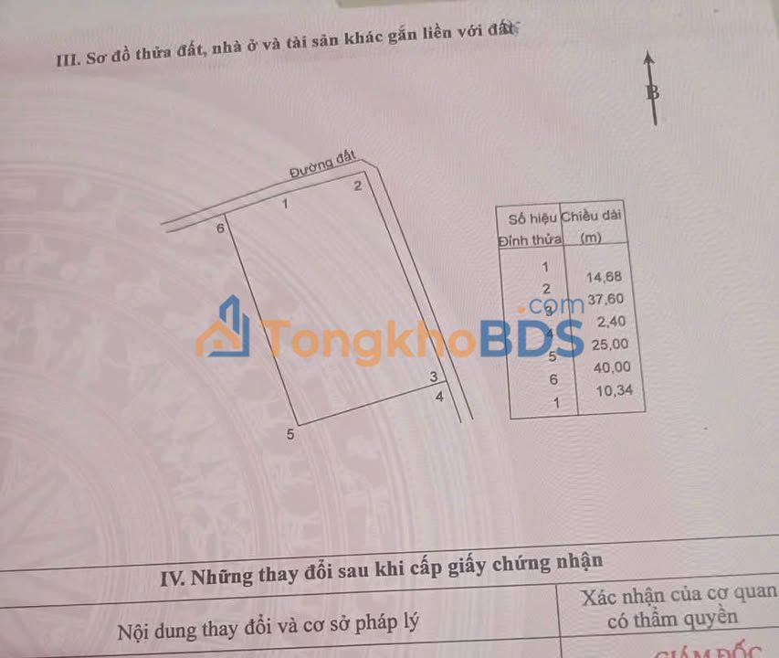 Đất nền Suối Nghệ Châu Đức 1000m² 1,05 tỷ - Sổ đỏ