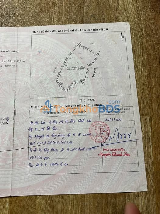 Đất QL21A Bình Tân 10.146m² giá 15 tỷ - Đường to ô tô