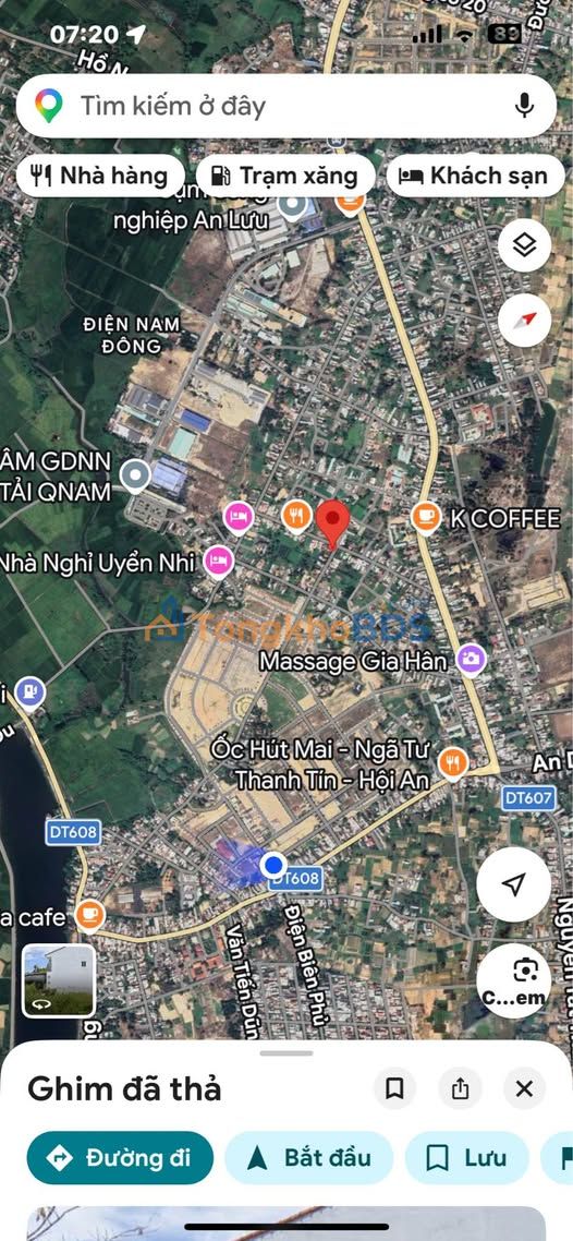 Đất nền Điện Nam Đông 208m2 3 tỷ - Đường to ô tô