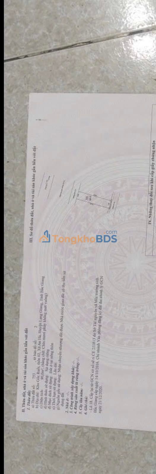 Đất nền Tỉnh lộ 292 Lạng Giang, Bắc Giang - 90m² - Kinh doanh sầm uất