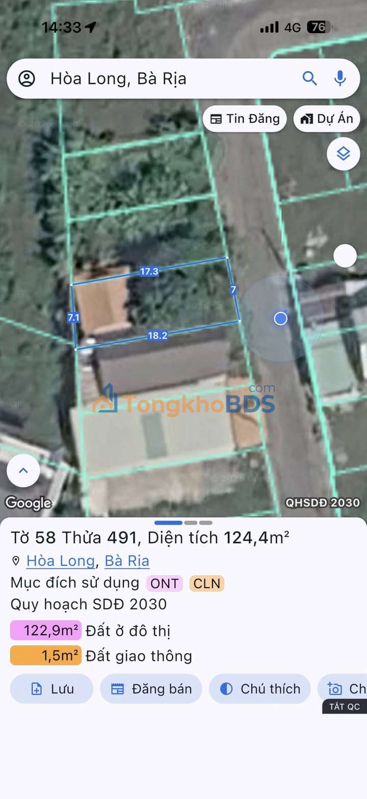 Nhà Vườn Chính Chủ Hòa Long, Bà Rịa - 126m² Sổ Đỏ Giá 2.35 Tỷ