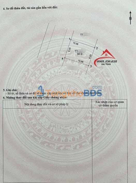 Bán Gấp Đất Tái Định Cư Kiến Hưng, Hà Đông - 90m², Mặt Tiền 8.2m - Giá Tốt