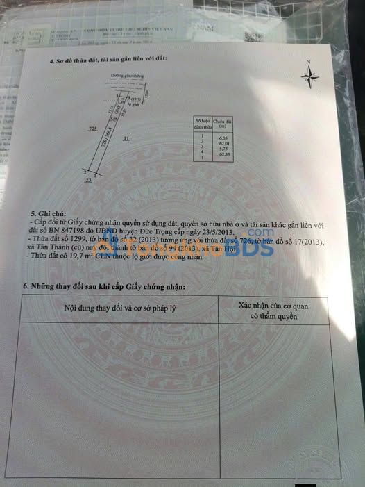 Đất Tân Thành Đức Trọng 300m² 1.5 tỷ - Đường ô tô