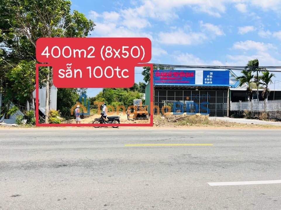 FrontHouse Quốc Lộ 55 Đất Đỏ 400m² 3.2 tỷ - Mặt tiền kinh doanh