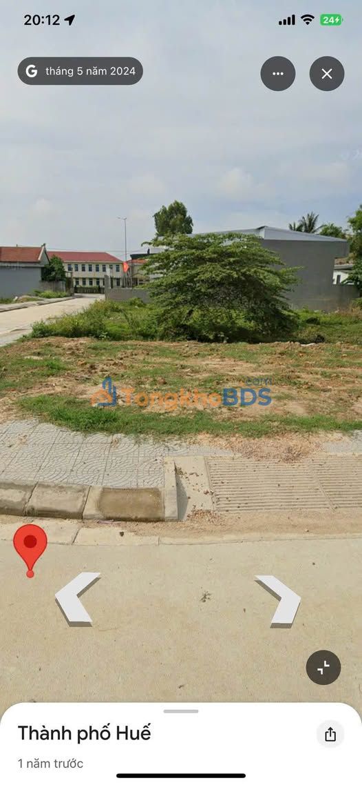 Bán đất nền 216m² Tây Trì Nhơn, Huế - Sổ hồng chính chủ, giá 14tr/m²