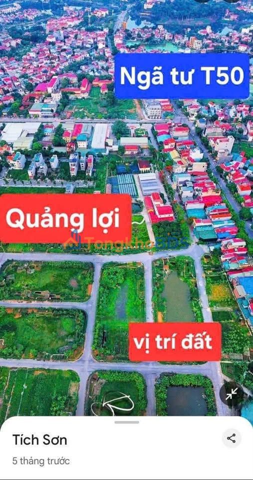 Đất Hùng Vương Vĩnh Yên 105m² 3.2 tỷ - Đường ô tô 13.5m