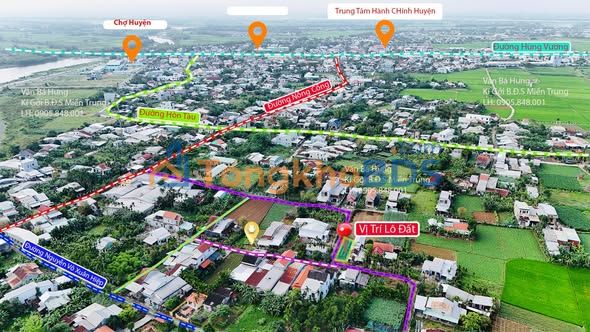 Đất Sổ Hồng 150m² Thị trấn Nam Phước - Mặt tiền đường ô tô